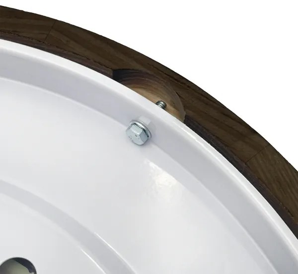 Brilagi - LED mennyezeti lámpa CARVALHO SMOKEY LED/36W/230V tölgy átm. 37,5 cm