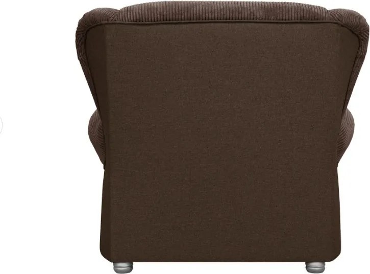 Sötétbarna kordbársony heverő Lord – Ropez