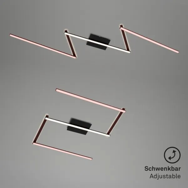 Briloner 3501-015 - LED Felületre szerelhető csillár STAFF 5xLED/4,8W/230V fekete