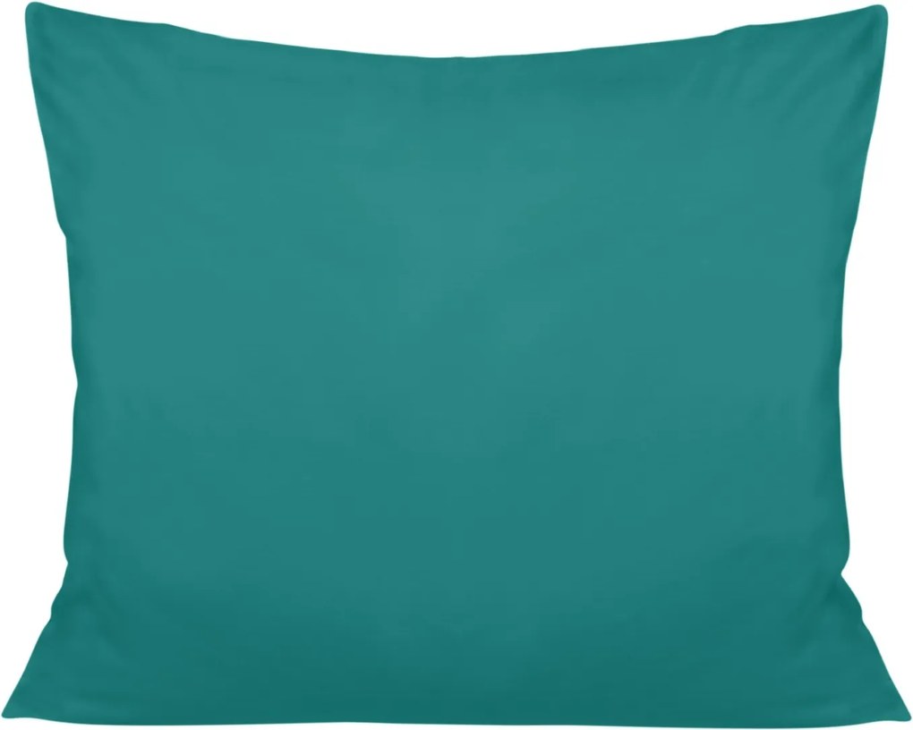 Párnahuzat szatén pamut sötét türkiz 042/50x70