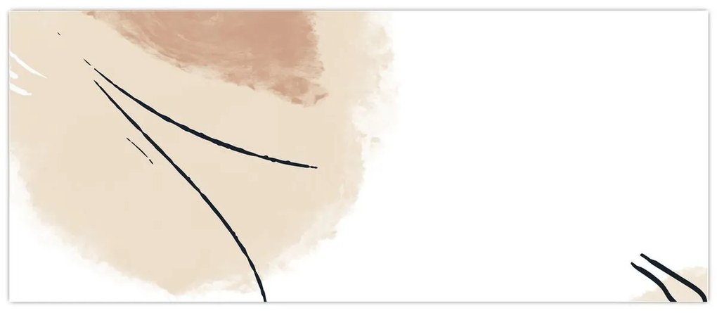 Kép - Fehér absztrakció (120x50 cm)