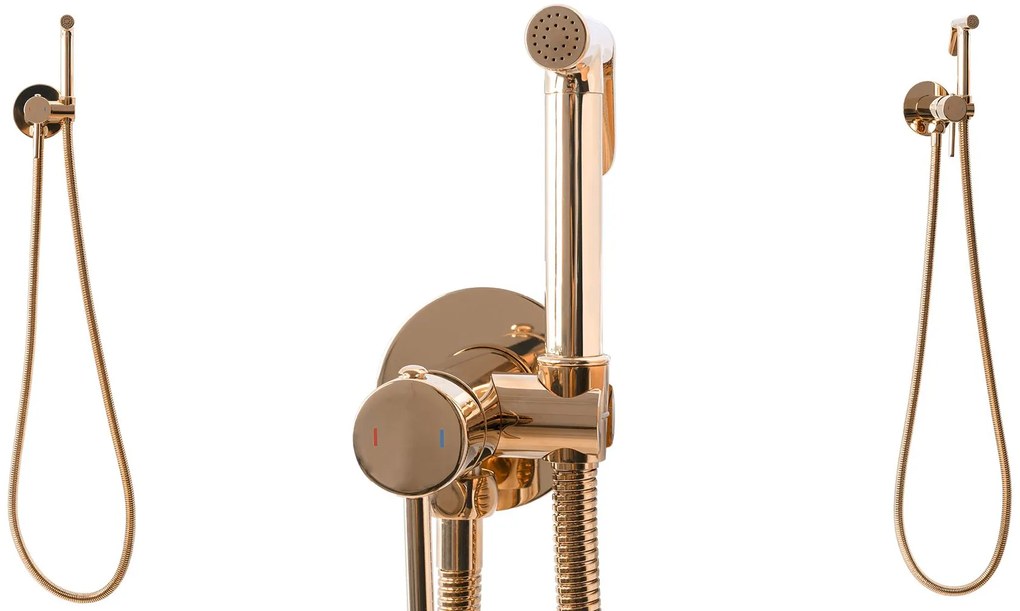 Bidé csap  Lungo Loop Rose Gold
