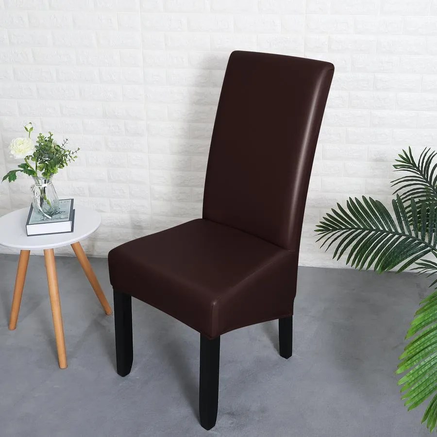 Magastámlás SzékHuzat (vízálló műbőr, kávébarna)