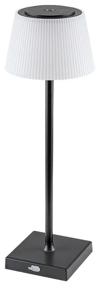 Rabalux 76010-LED Dimmelhető újratölthető asztali lámpa TAENA LED/4W/3,7V IP44 fekete