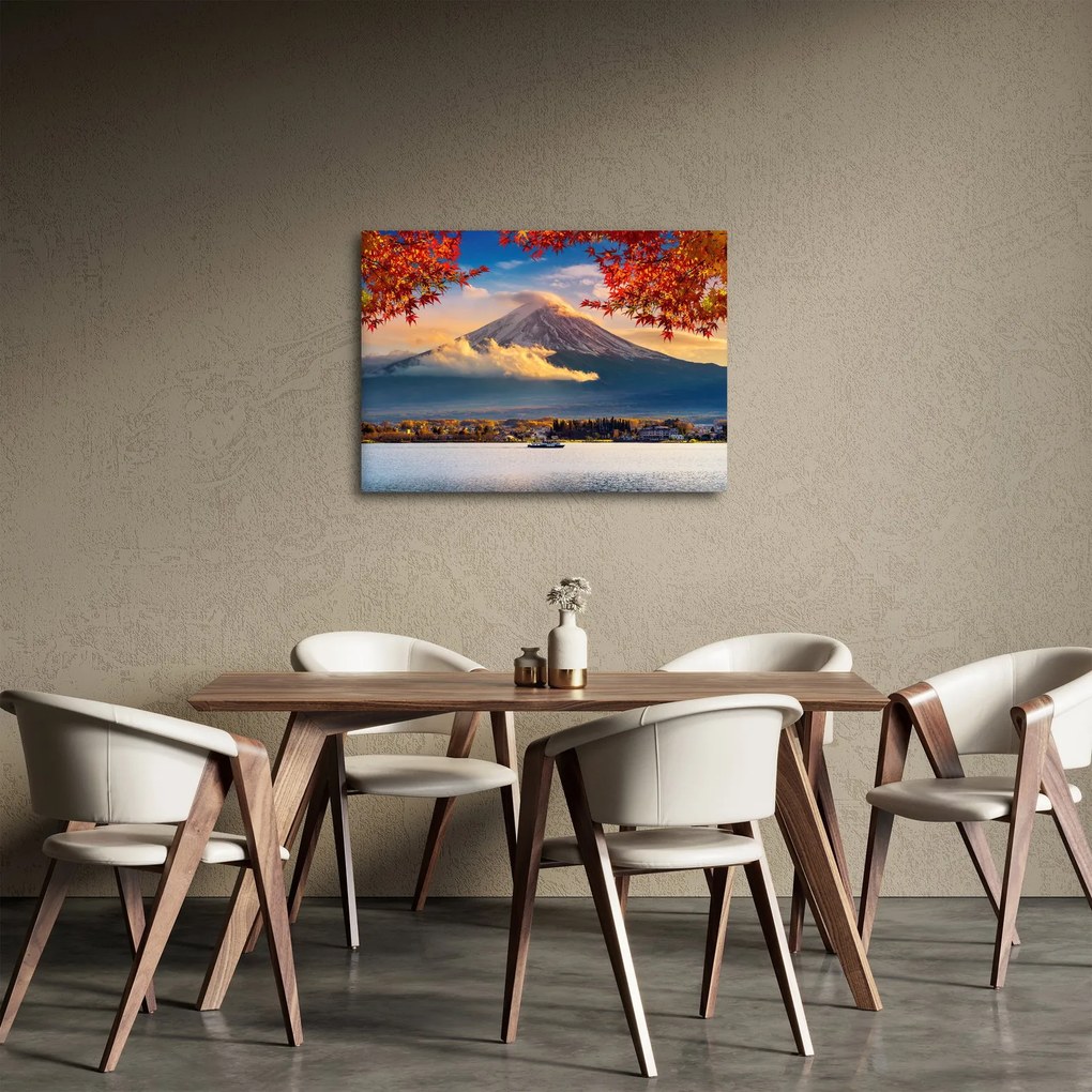 Kép - japán, Fuji hegy (70x50 cm)