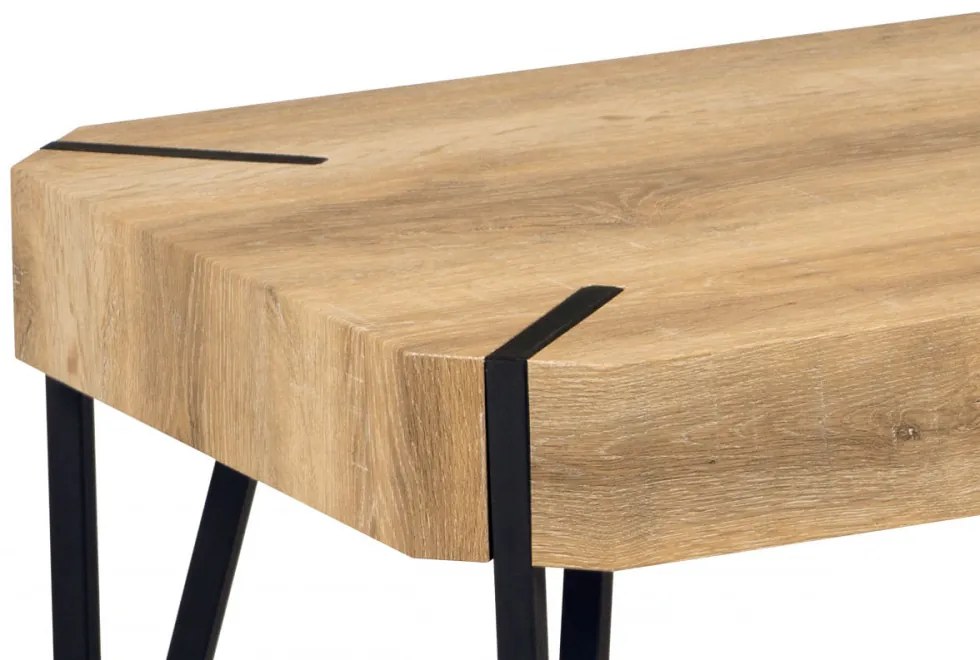 Ahg-241 Masă modernă pentru cafea în culoarea stejarului sălbatic 110x60x43