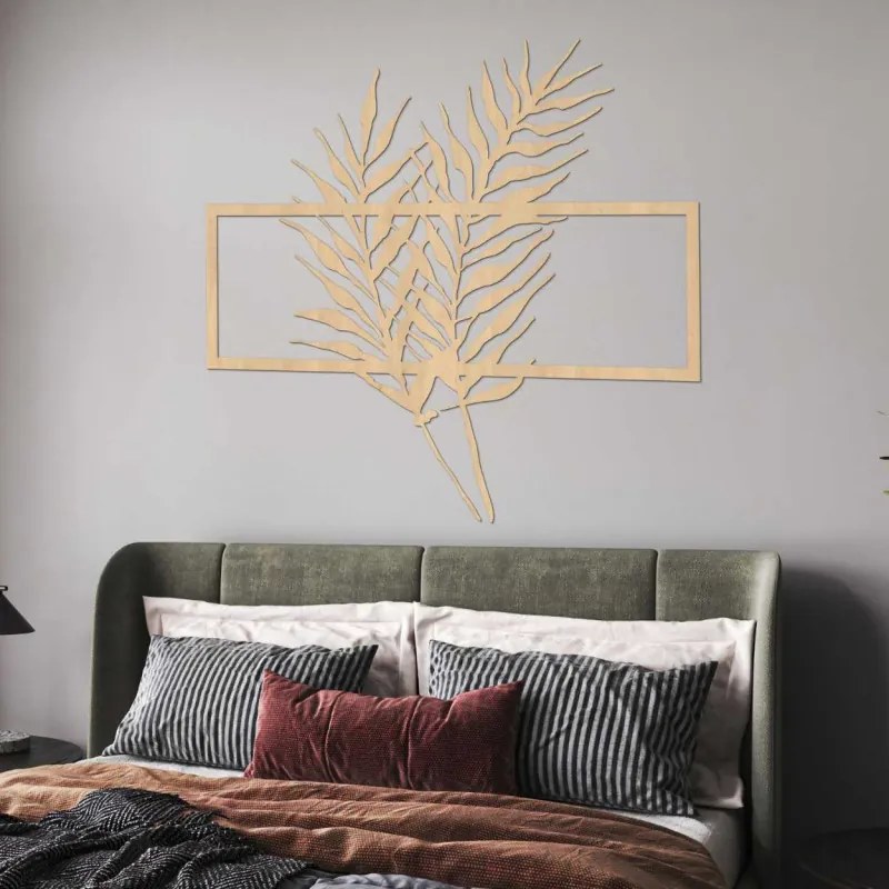Fa kép minimalista levelekkel keretben - FERNS
