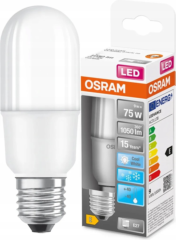 Osram Led izzó Star Stick cső 9W 4000K E27