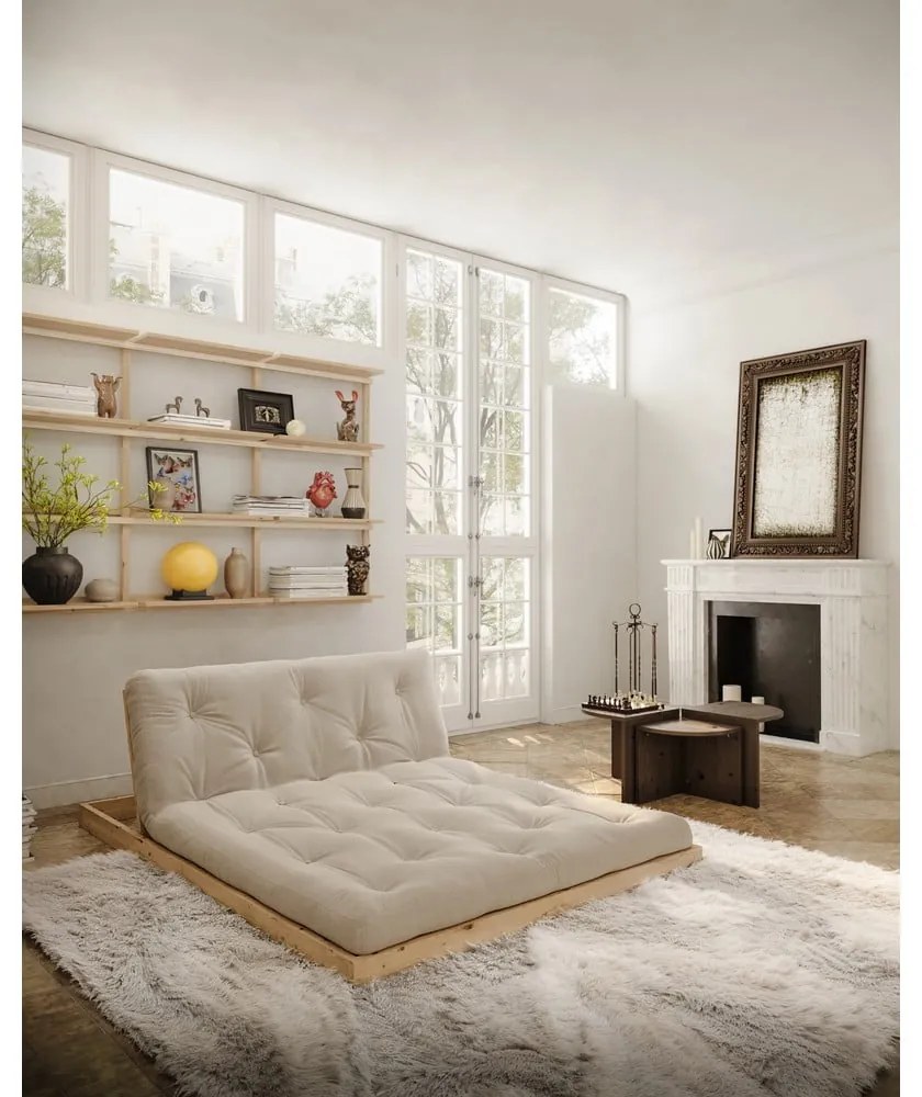 Borvörös kinyitható kanapé 145 cm Flip – Karup Design