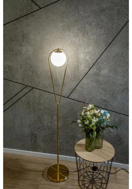 Lámpa Állólámpa CIKLOP F, 9737, AC220-240V, 50/60Hz, 1*E27, IP20, átmérő 25cm, egyes, arany