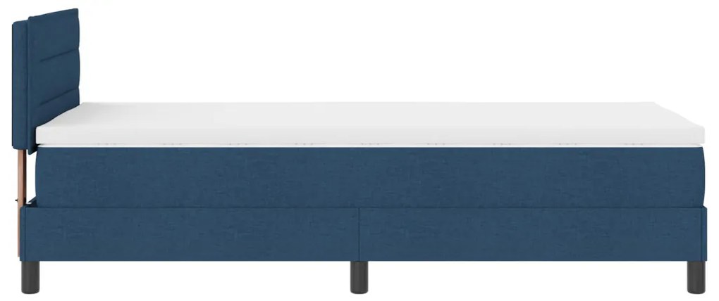Ágykeret Matrac & LED Kék 90x190 cm Szövet