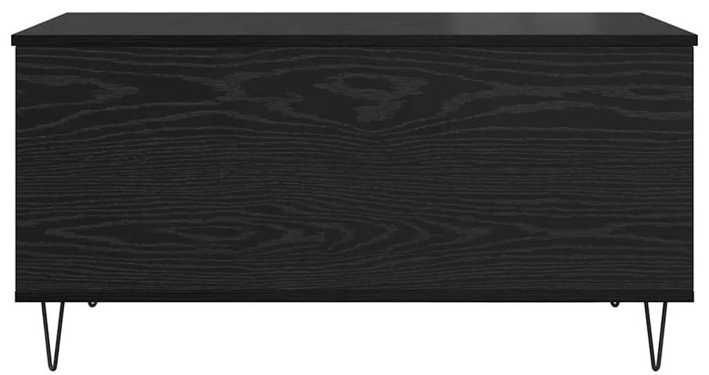 vidaXL Dohányzóasztal Musta tammi 90 x 44.5 x 45 cm Faanyag