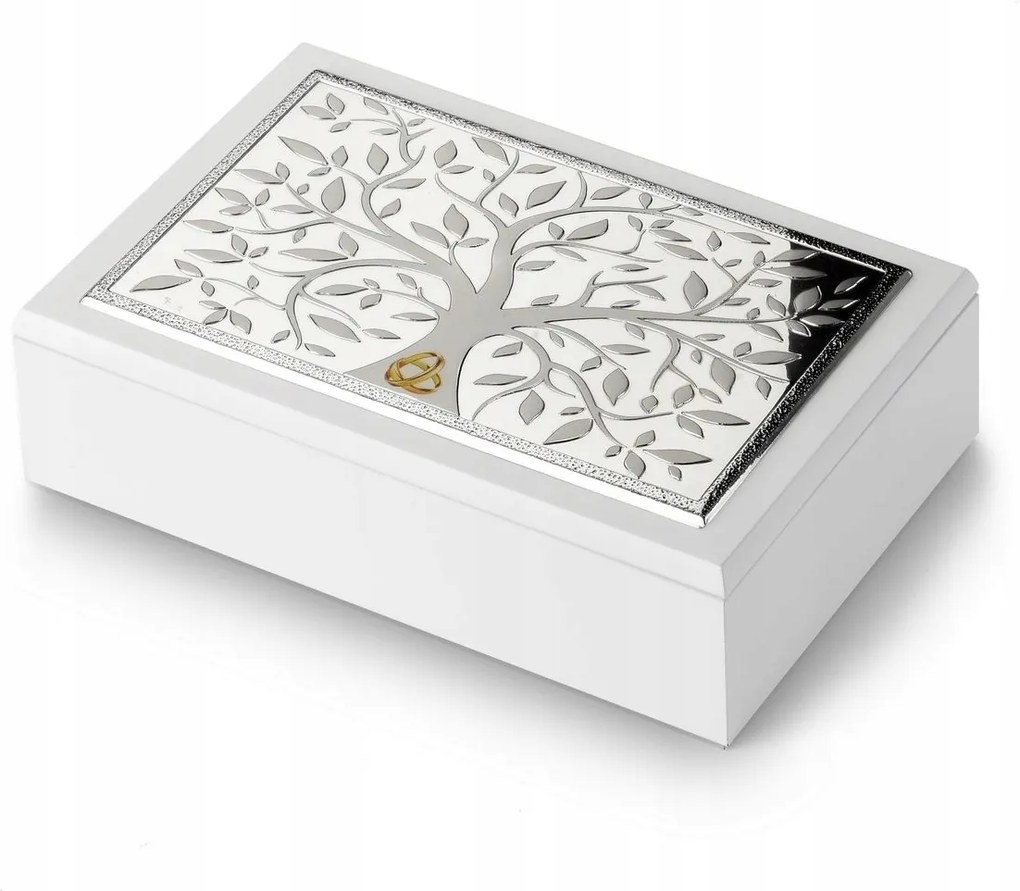 Esküvői ékszerdoboz Az élet fája Méret: 20.5x12.5x6 cm Cikkszám: CM452660