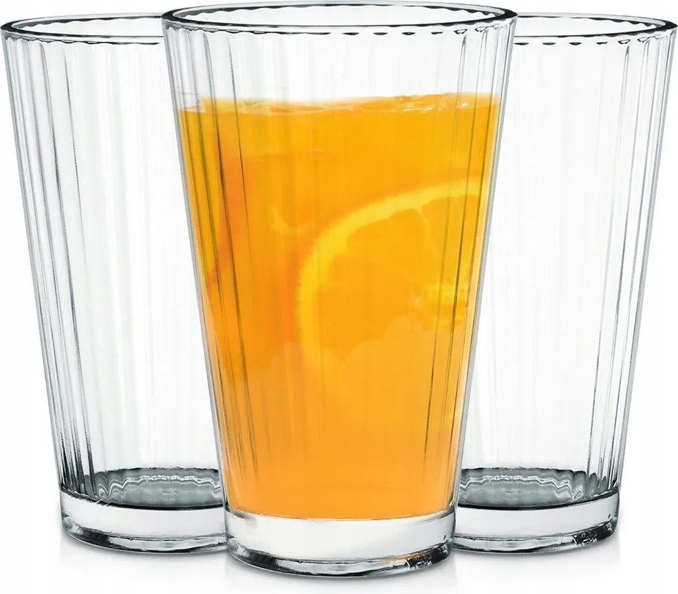 Alacsony Pohár Italokhoz Víz Gyümölcslé Whisky Szett 3 Db-os 270 ML