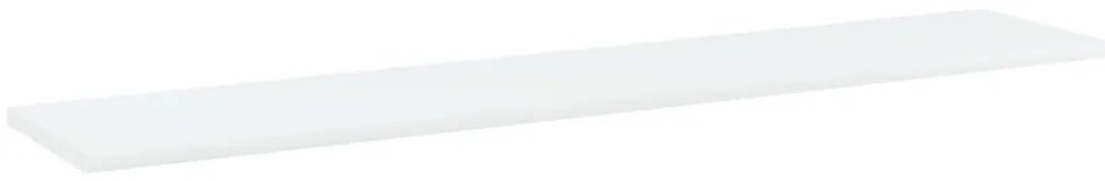 4 db fehér szerelt fa könyvespolc 100 x 20 x 1,5 cm