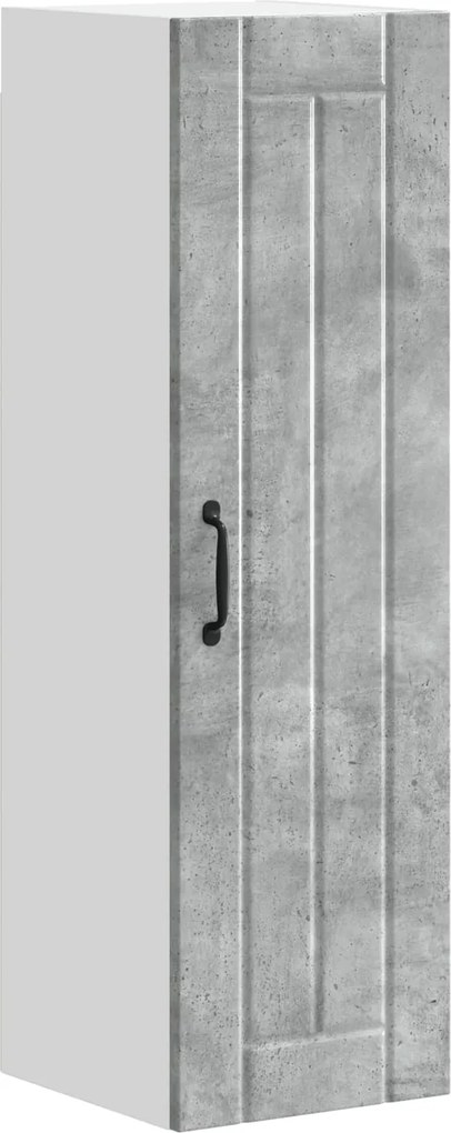 vidaXL Konyhaszekrény Beton Szürke 30 x 31 x 100 cm Faanyag
