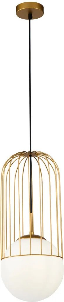 MAYTONI P363PL-01G TELFORD Egyágú Függesztett Lámpa Fém E27 IP20