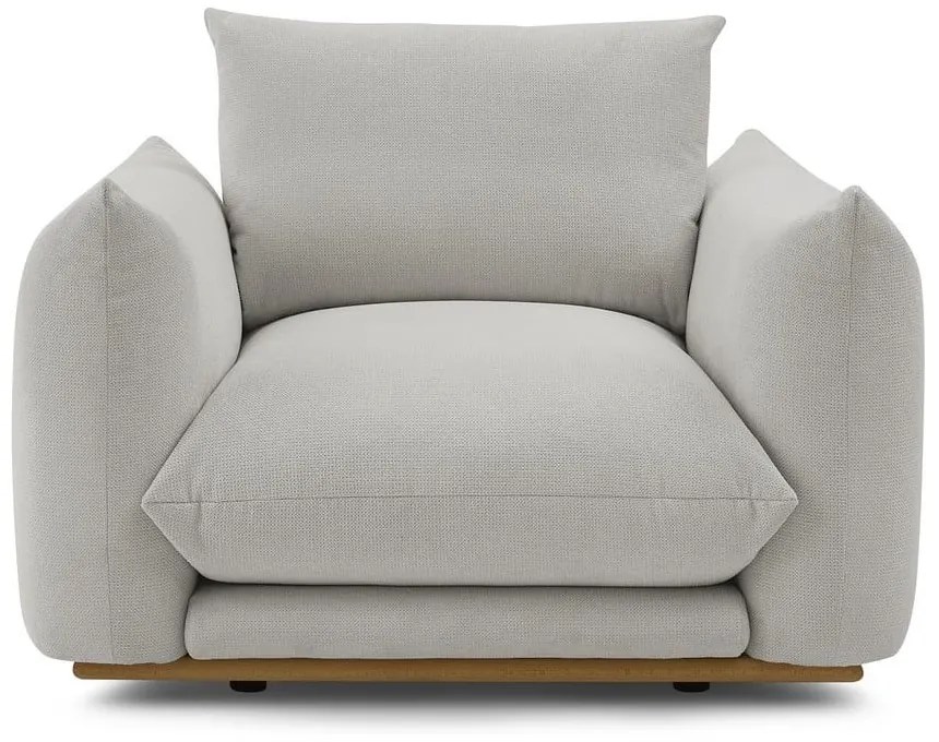 Világosszürke fotel Ernest – Bobochic Paris