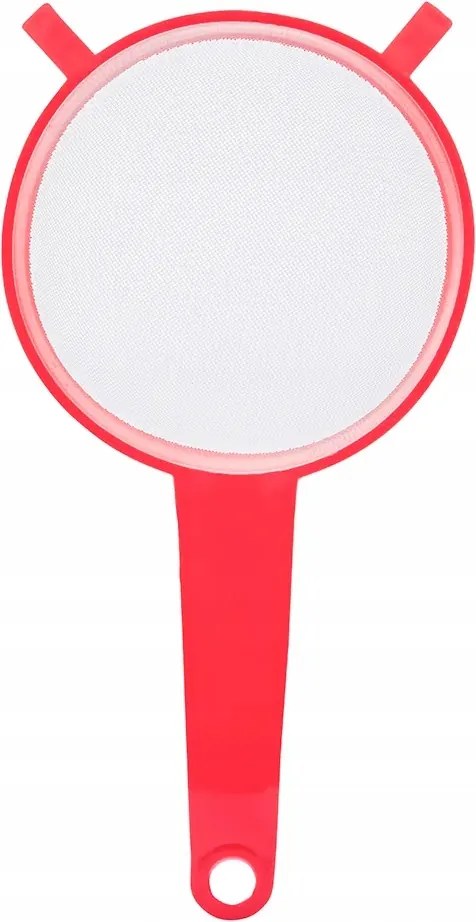 Konyhai szűrő műanyag piros apró szemes 12cm 1db