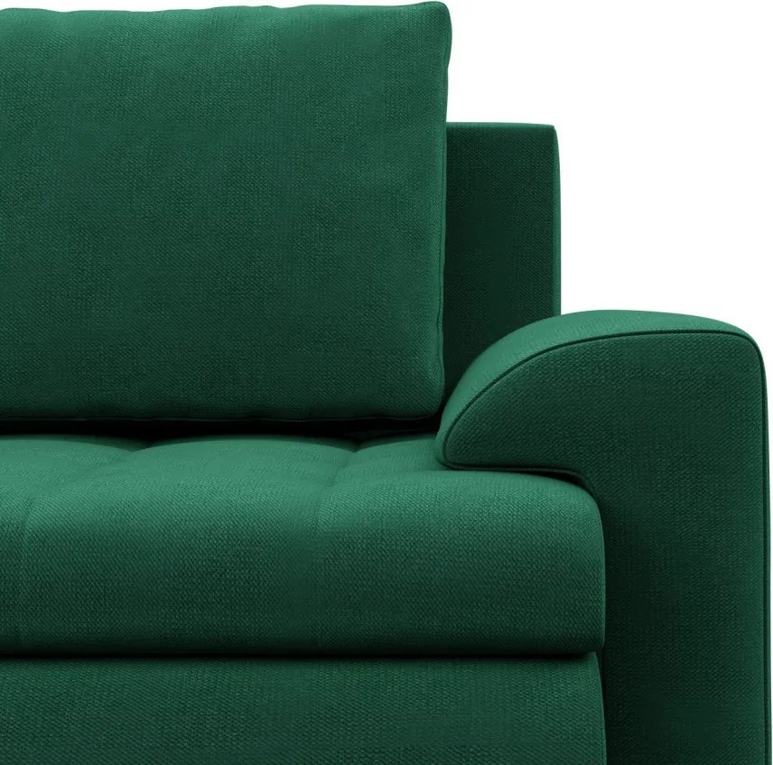 Tokio kanapéágy, bársony, zöld