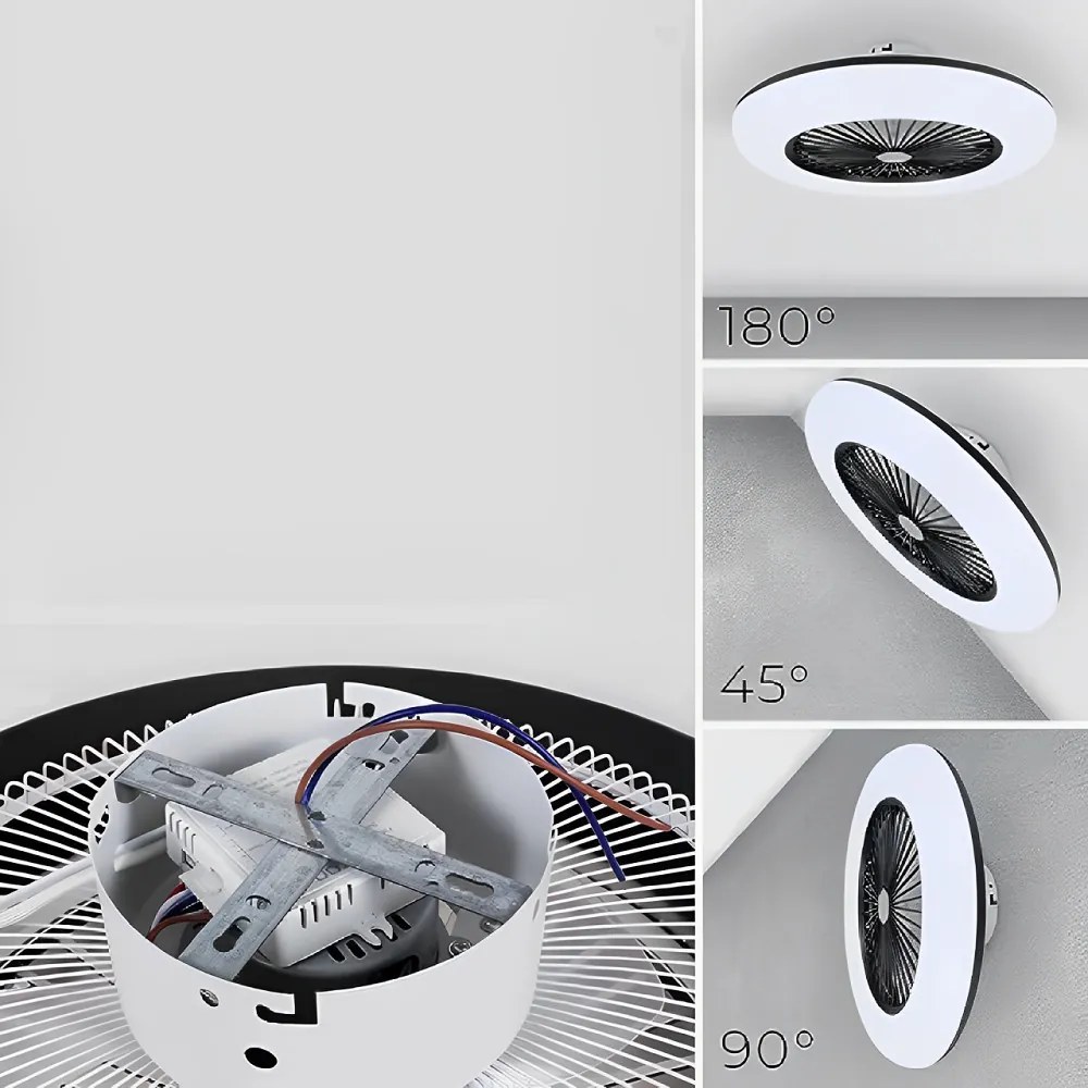 Ventilátoros mennyezeti LED lámpa - Szabályozható