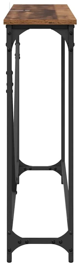 Konzolasztal Régi fa 102 x 22.5 x 75 cm Faanyag