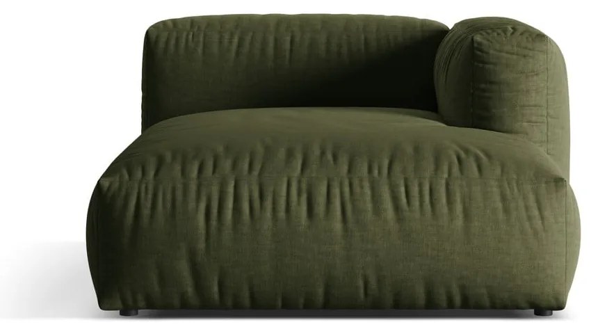 Zöld kanapé modul (jobb oldali) Martina – Micadoni Home