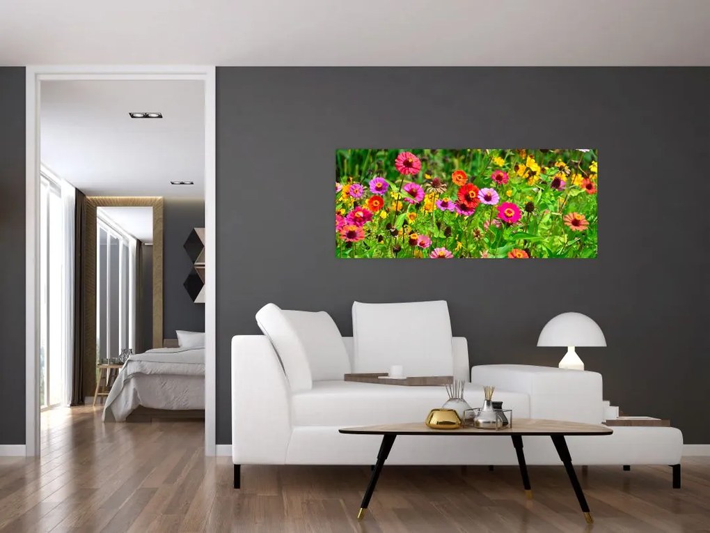 Réti virágok képe (120x50 cm)