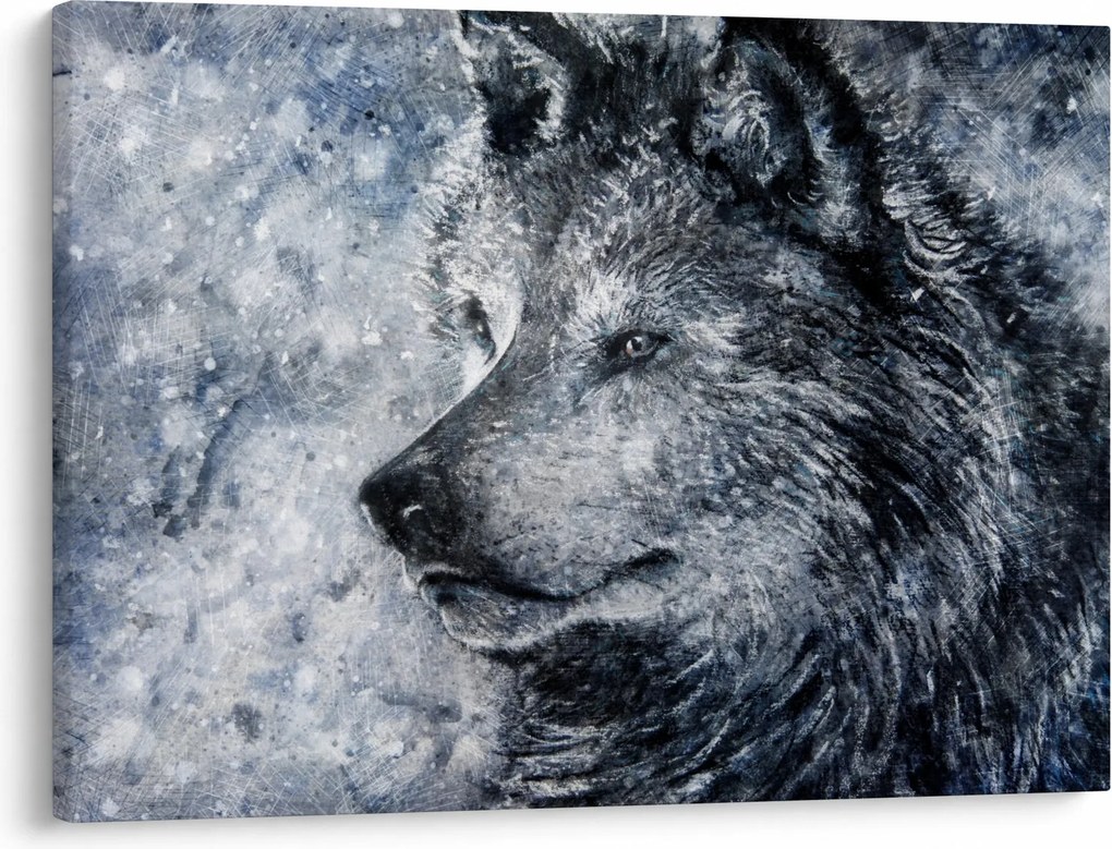 Kép - Farkas rajzfilm (70x50 cm)