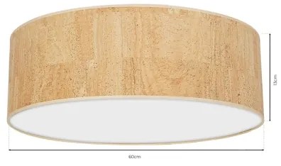 Mennyezeti lámpa CORK 3xE27/60W/230V