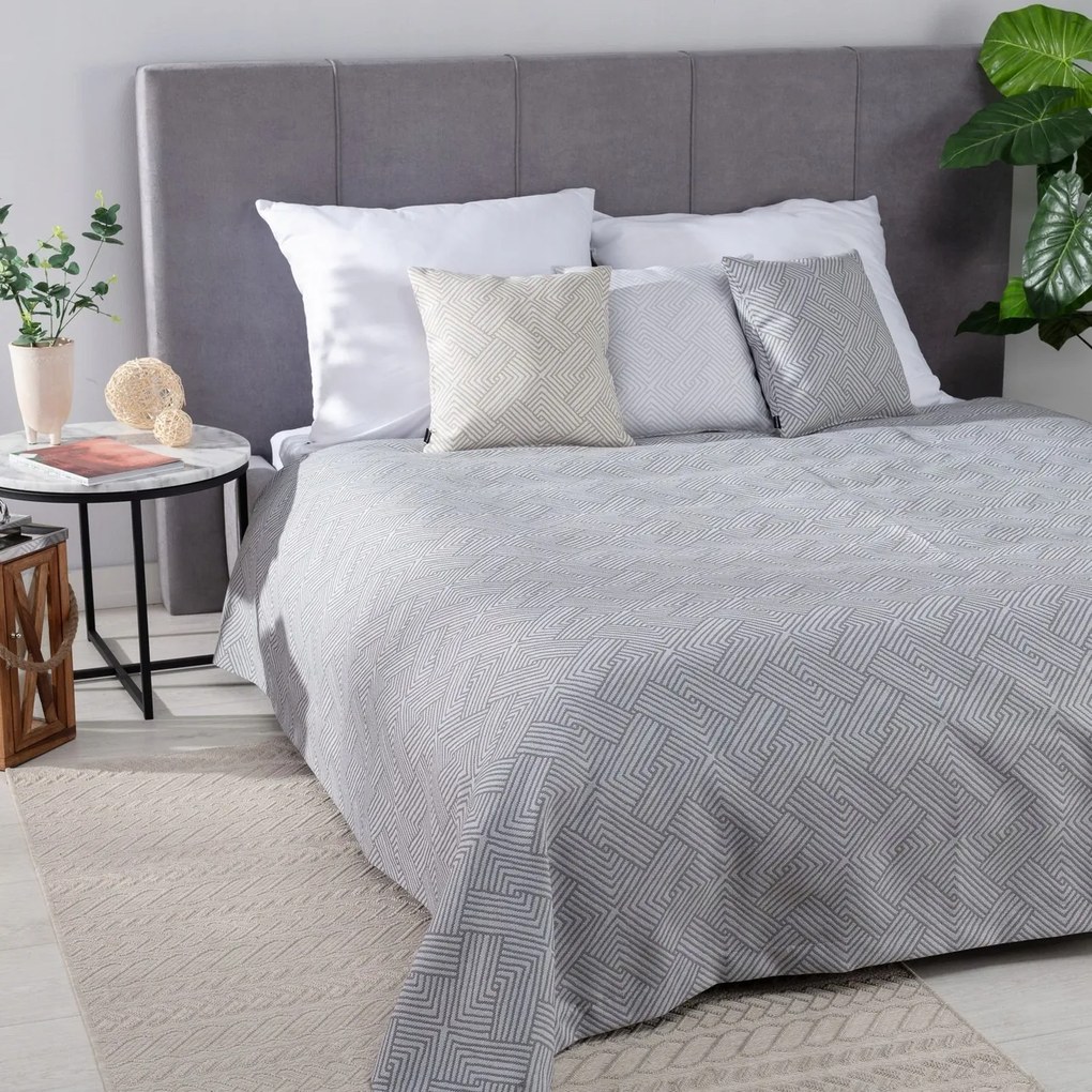 Dekoria Pléd ágytakaró 220x260cm szürke árnyalatok