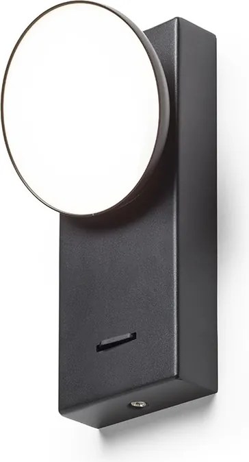 RENDL ELISEO fali lámpa fekete 230V LED 5W 3000K