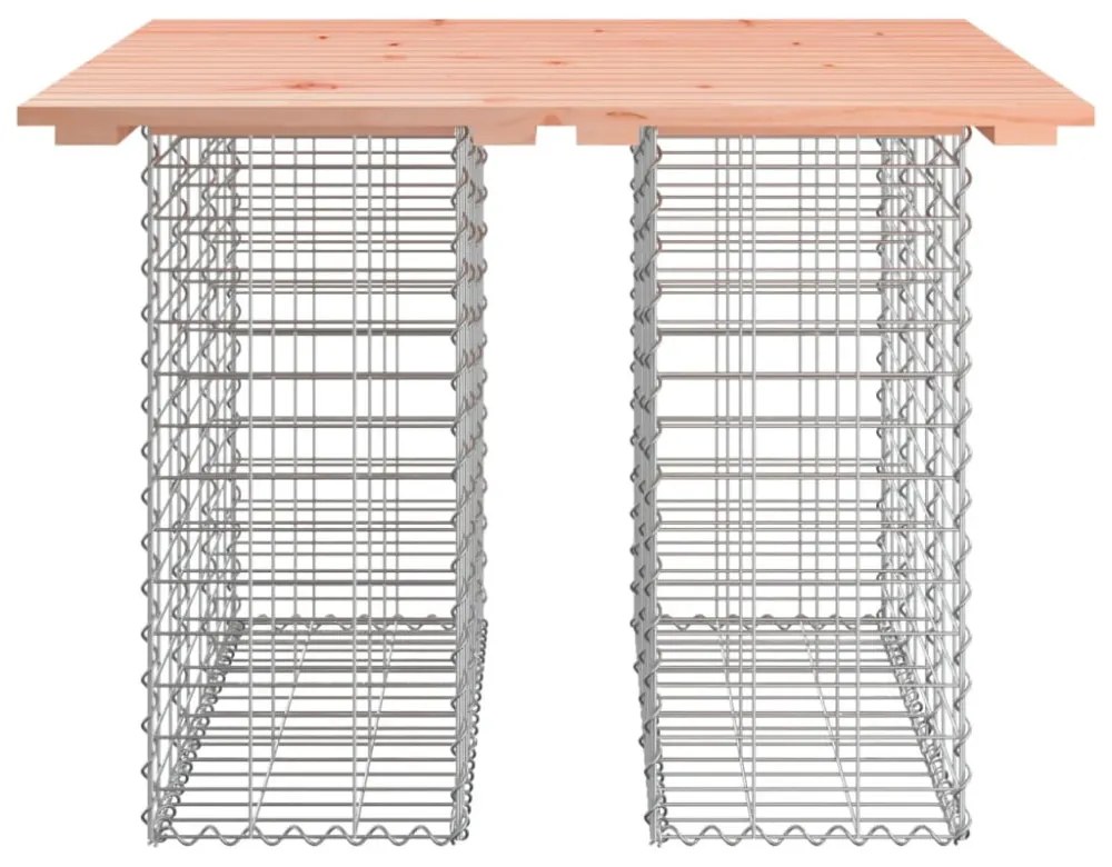 tömör duglászfenyő gabion kerti pad 100x102x72 cm