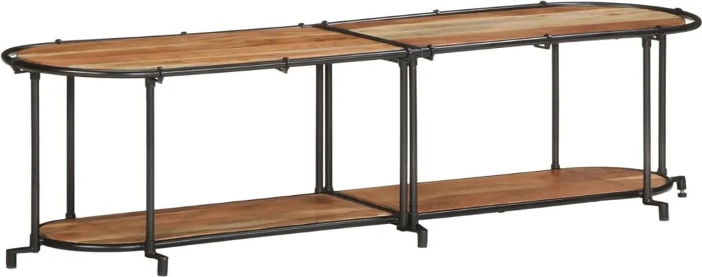 vidaXL tömör akácfa TV-szekrény 160 x 42 x 40 cm
