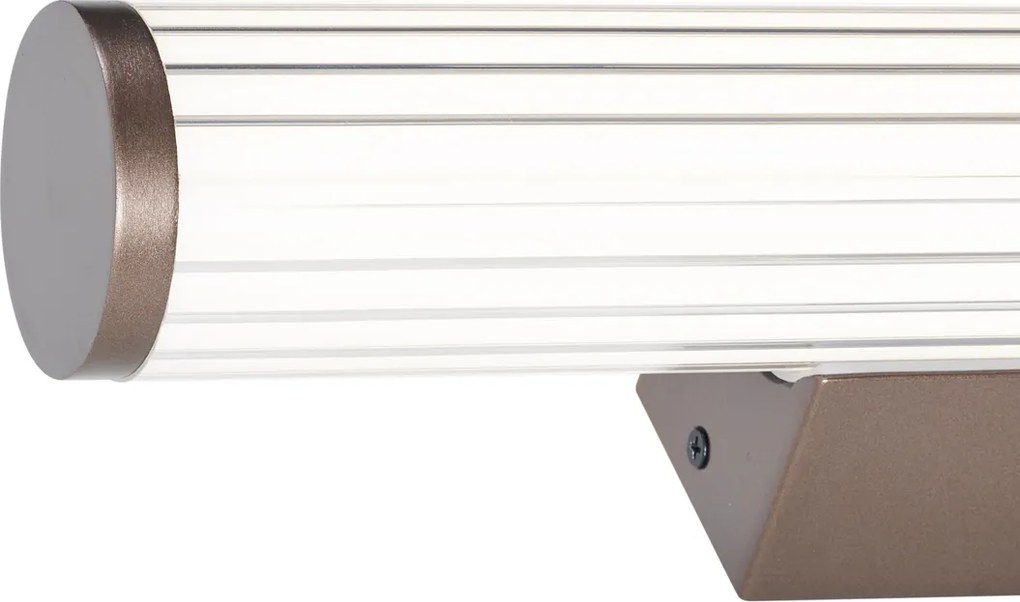 Retro fali lámpa bronz 40,4 cm LED-del IP44 - Coco