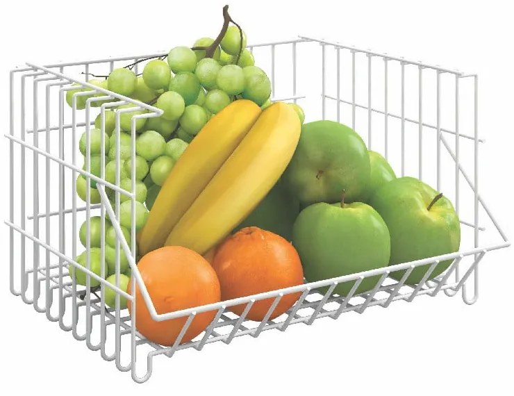 Basket zöldségtartó kosár, hossz 34 cm - Metaltex