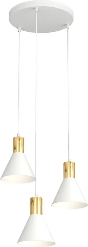 Emibig modern függeszték rosa fehér emi1389/3prem