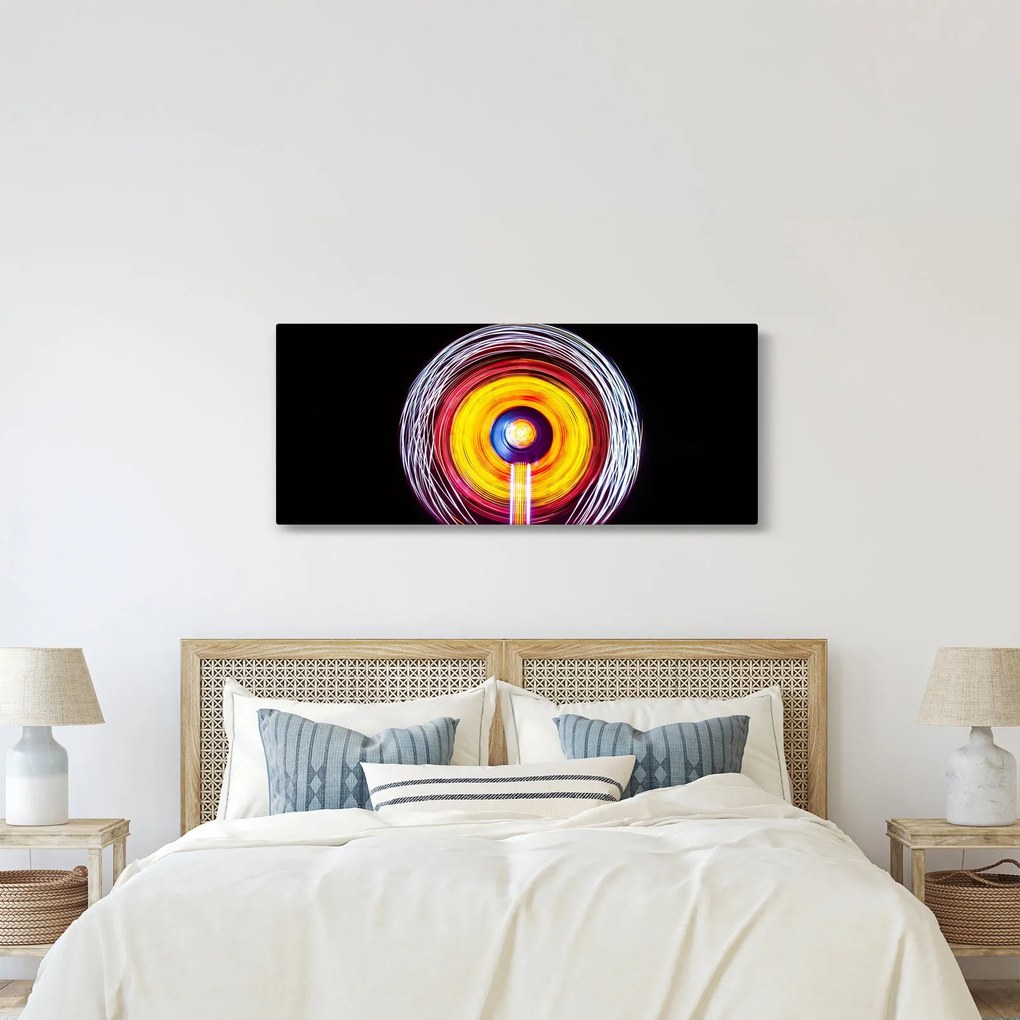Fények a körben képe (120x50 cm)