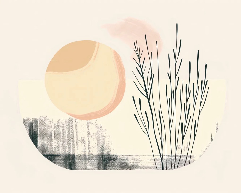 Poszter 50x40cm Pasztell Kelet