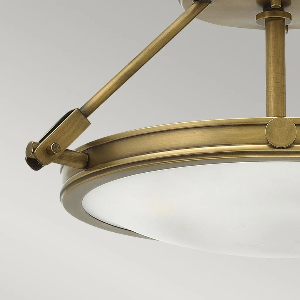 ELSTEAD HK-COLLIER-SF-S COLLIER Klasszikus Mennyezeti Lámpa Fehér, Sárgaréz E14 IP20