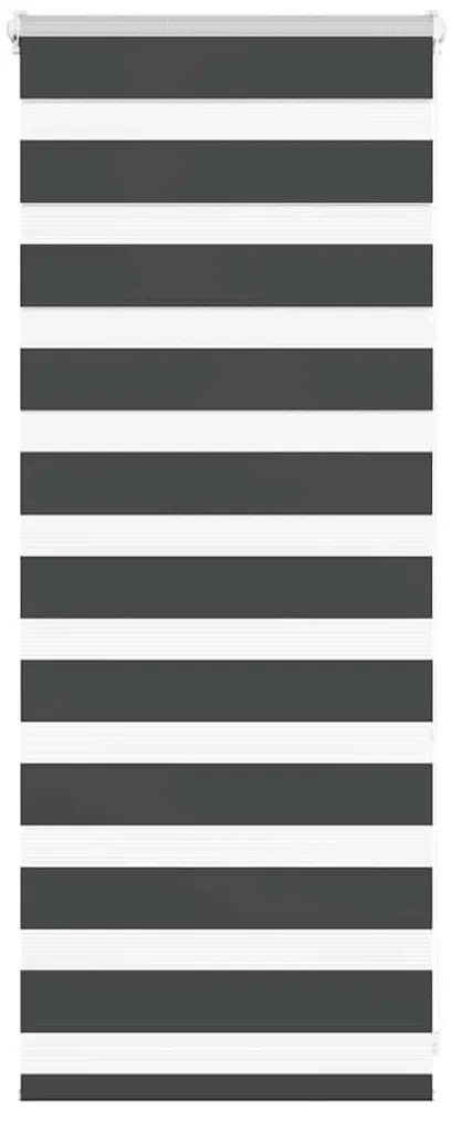 zebrafüggönnyel fekete szövetszélesség 60,9 cm poliészter