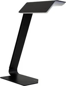 Asztali lámpa, LED, 9 W, ALBA Steelio, fekete (VLEDSTEEL)