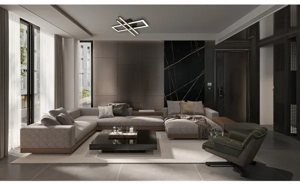 Globo 672843S - LED Mennyezeti lámpa HIGHWAY LED/24W/230V