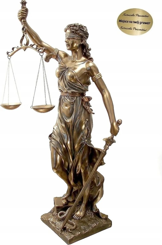 Nagy Temida Figura 75 cm. Ajándék Ügyvédnek, Közjegyzőnek