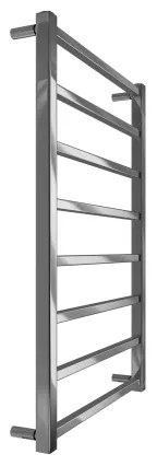 Létras fűtött törölközőtartó TOKIO 174W/230V 80x53 cm rozsdamentes/fényezett króm