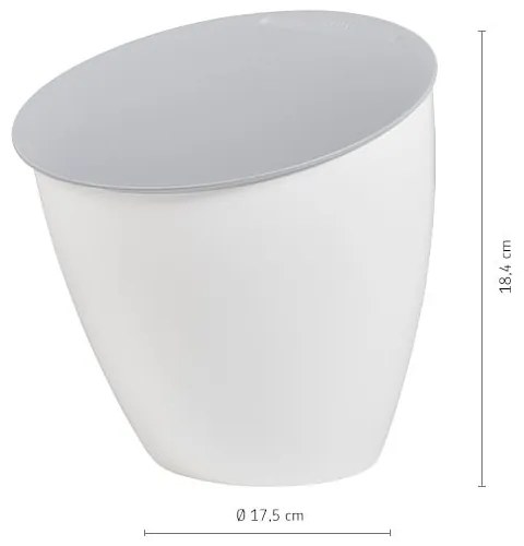 Fekete komposztálható hulladék gyűjtő 2,2 l Nordic black – Mepal