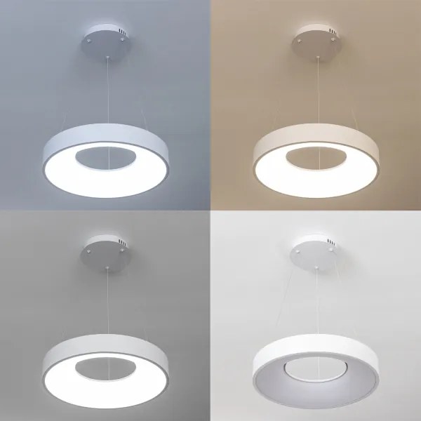 Brilagi - Dimmelhető LED függeszték kábelen FALCON II LED/67W/230V Ø 40 cm fehér + távirányító