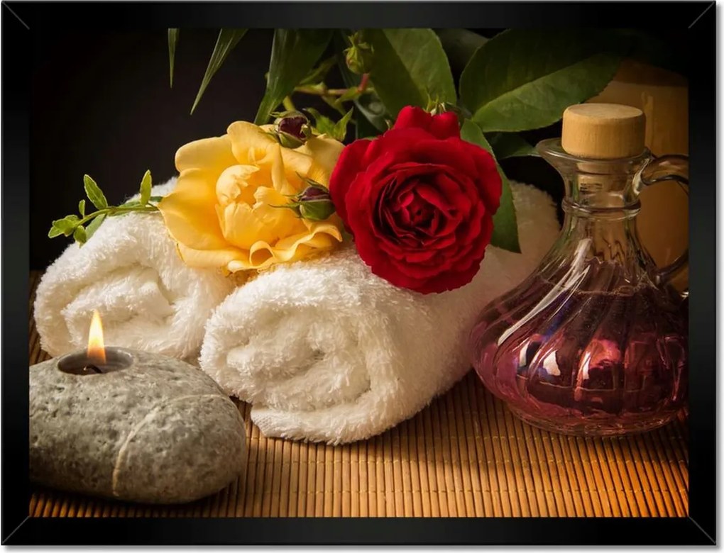 Poszterek keretben 40x30 Spa Wellness Relaxáció Víz