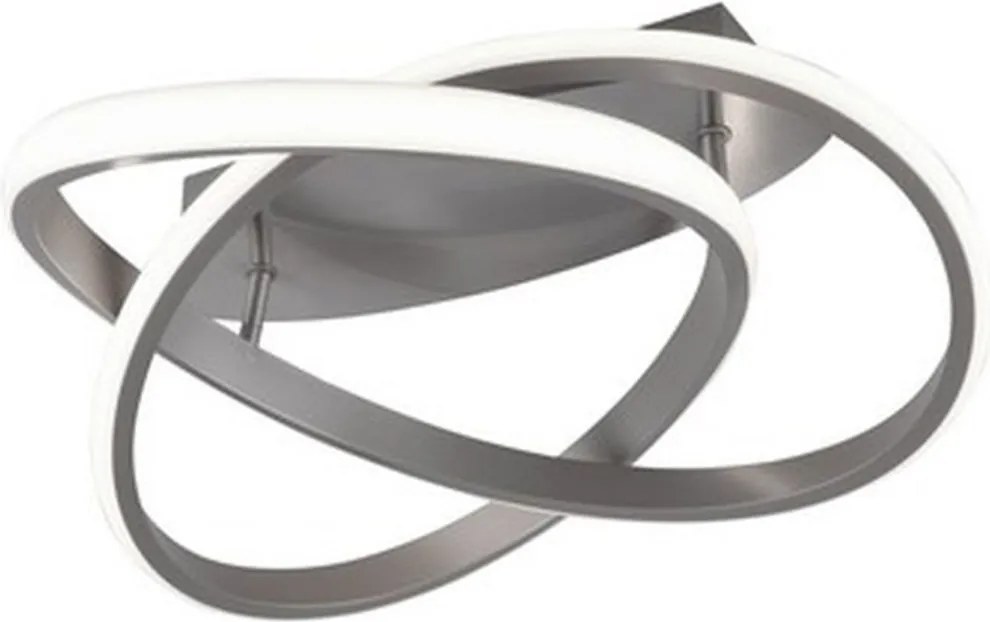 TRIO R62051107 COURSE Modern LED Mennyezeti Lámpa Ezüst LED IP20