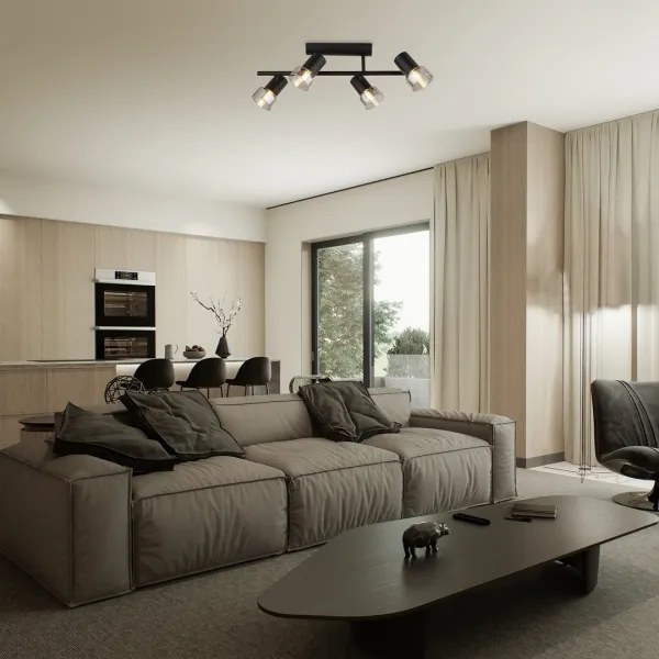 Rabalux 73054 - Felületre szerelhető csillár HATICE 4xE14/15W/230V